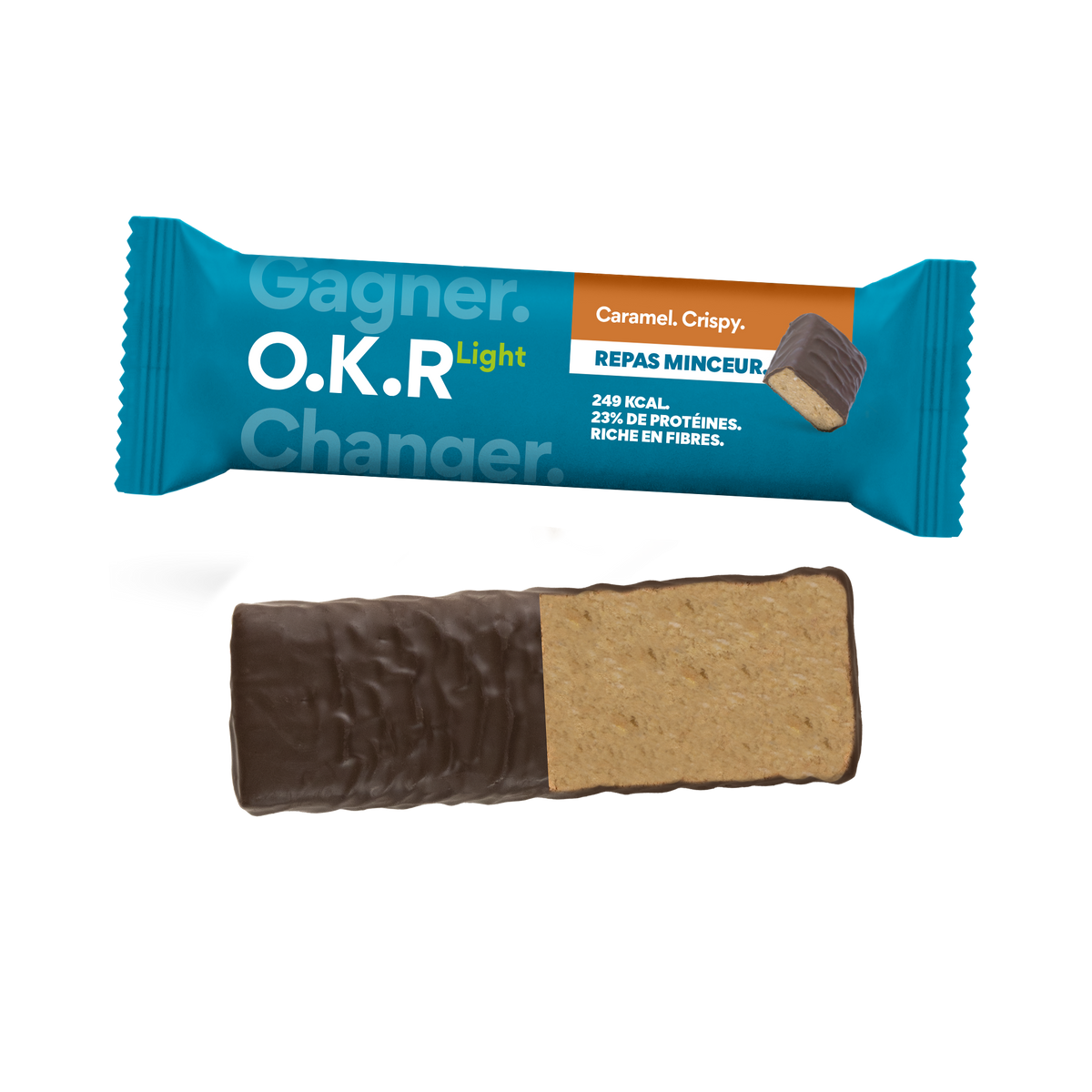Caramel. Crispy.