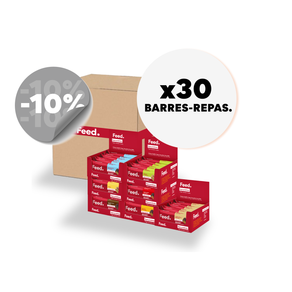 Grand format 30 repas protéinés.