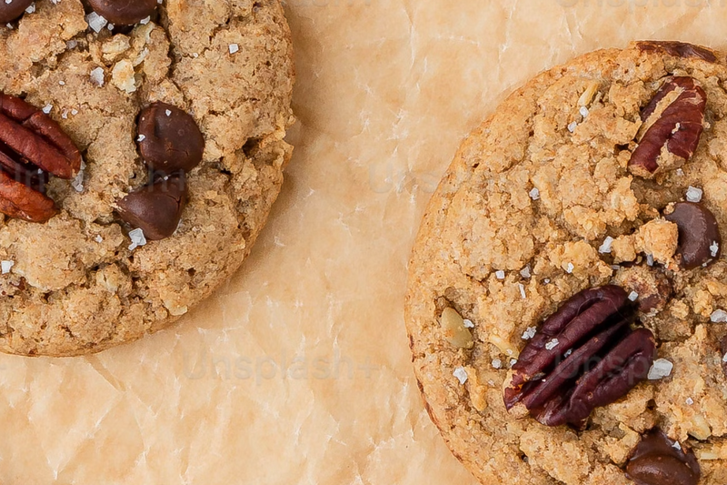 Cookies protéinés chocolat noisette.