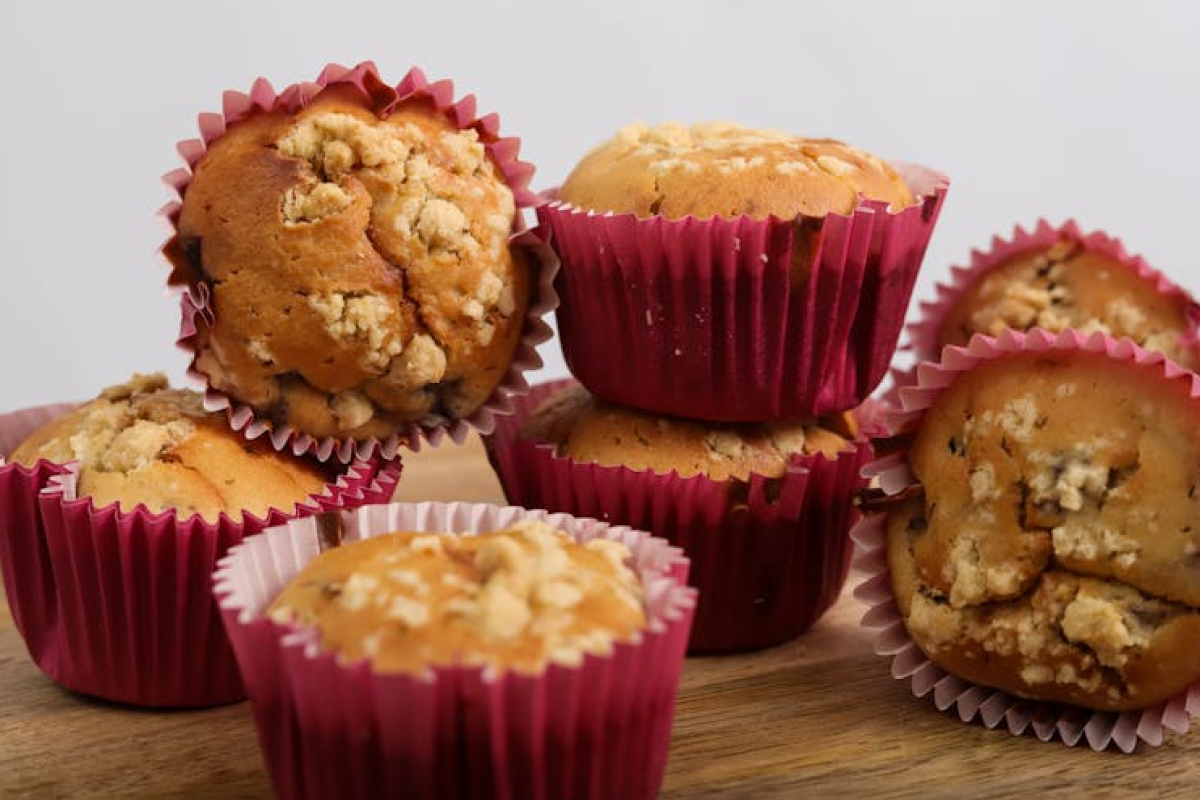 Muffins protéinés cookie cream.