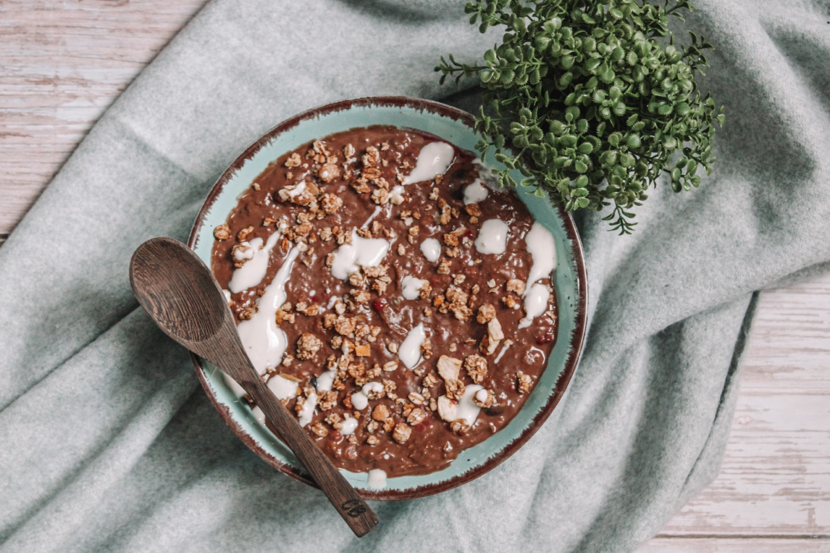 Porridge Choco. Brownie. ultra protéiné.