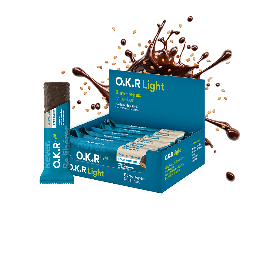 Sésame. Chocolat. (PAV de Barres repas / Light)