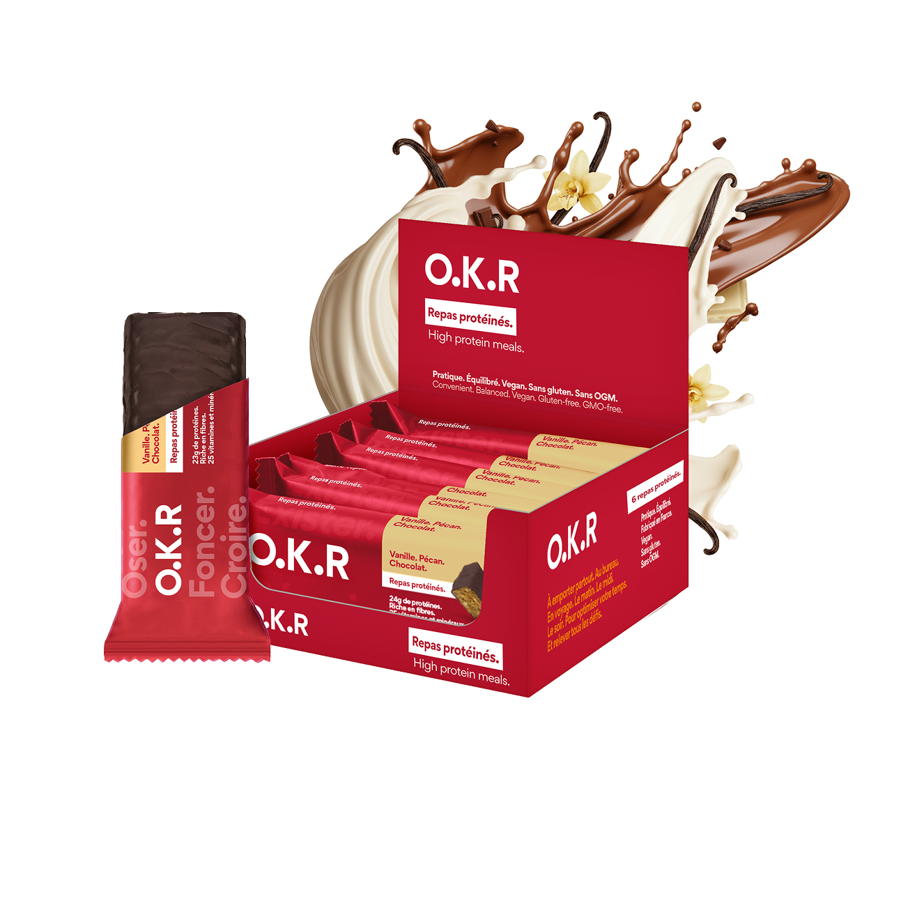 Vanille. Pécan. Chocolat. (PAV de Barre-repas / Original)