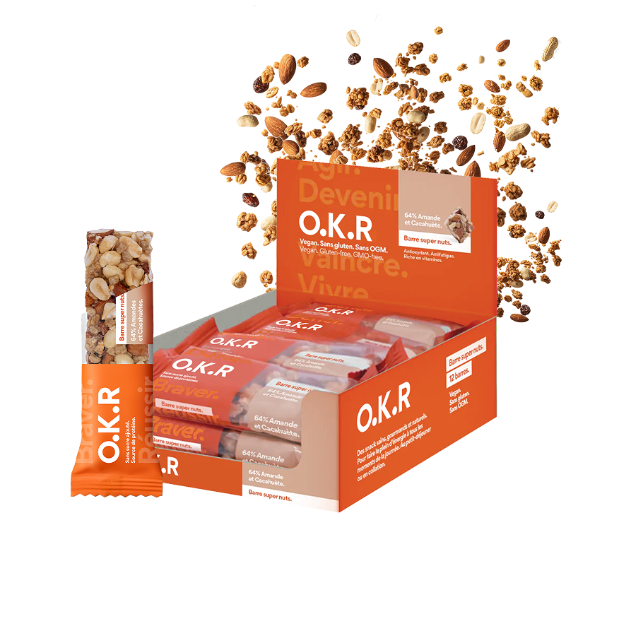 Amande. Cacahuète. (PAV de barres keto Noix / Snack)