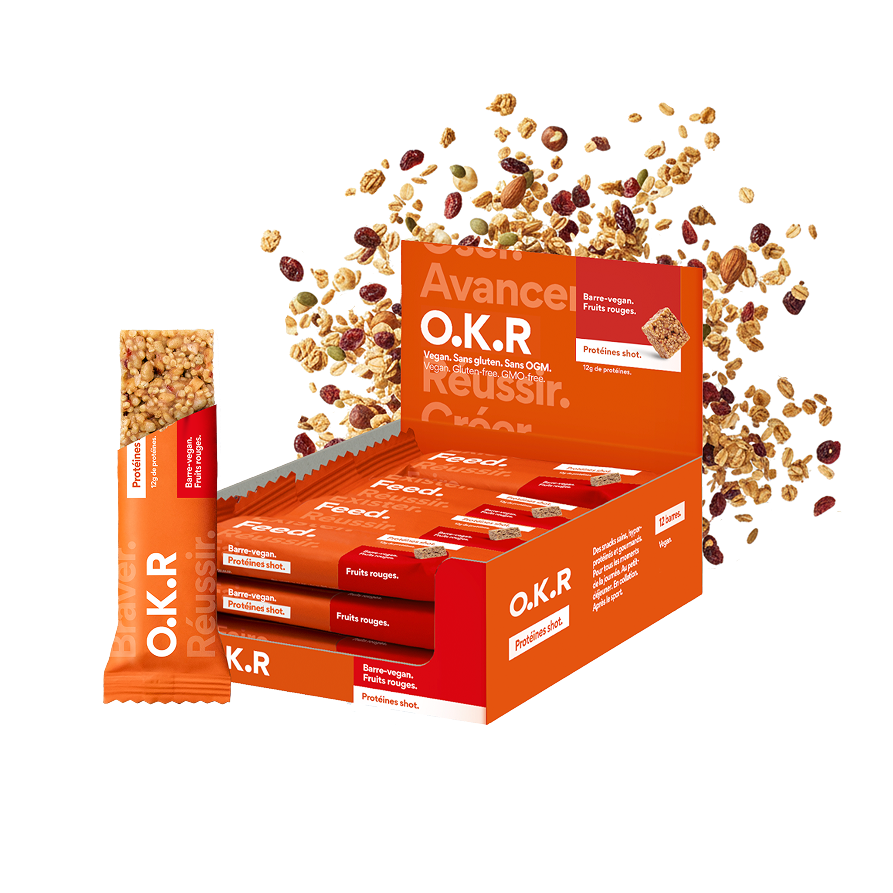 Fruits rouges. (PAV de barres céréales fruits rouges / Snack)