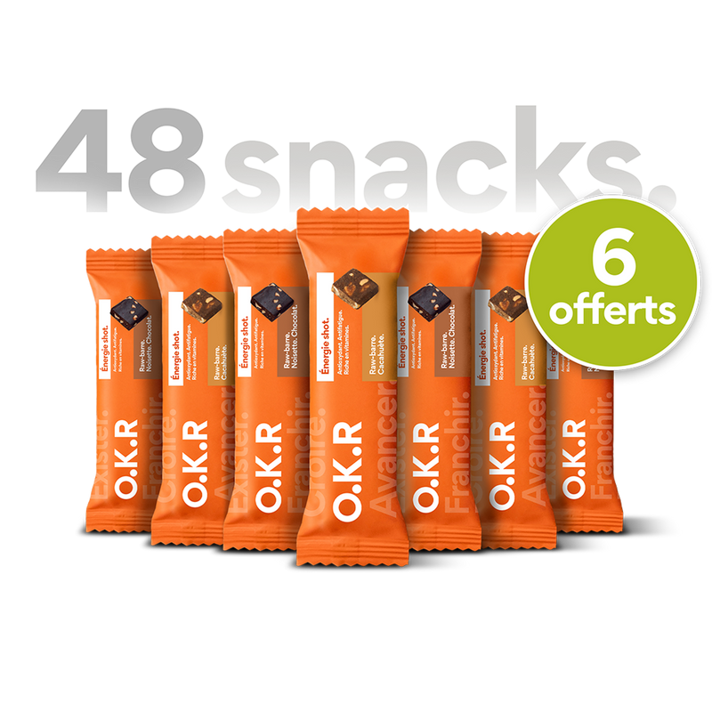 Pack barres protéinées. Raw.