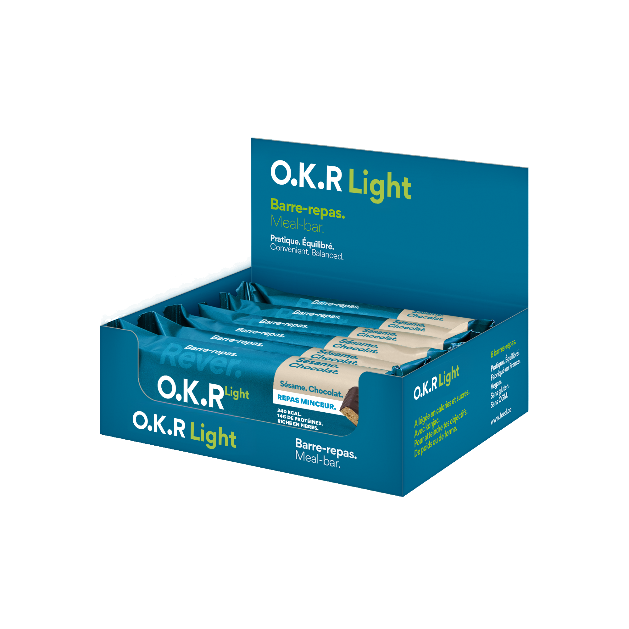 Sésame. Chocolat. (PAV de Barres repas / Light)
