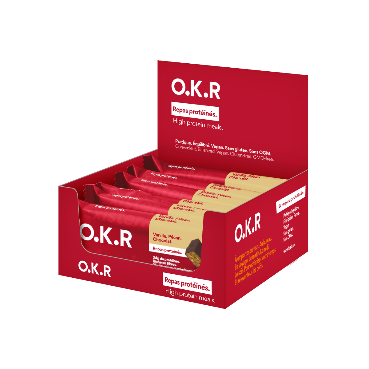 Vanille. Pécan. Chocolat. 